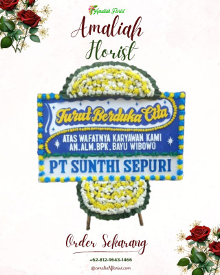Papan Bunga Duka di Yogyakarta