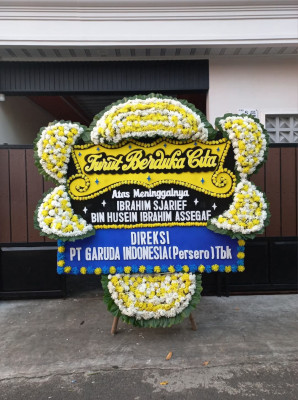 Papan Bunga Duka di Yogyakarta